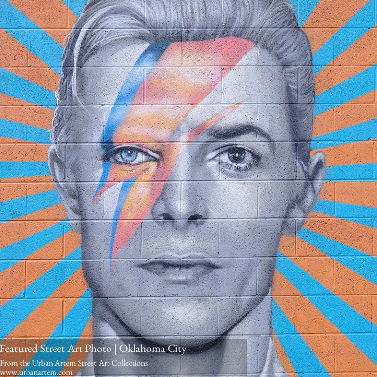 Oklahoma City Street art Bowie