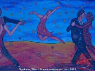 Street Art Mural Photos around Spokane, Washington Spokane Washington Street Art