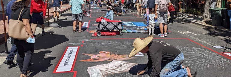 italian street art painting palo alto ca